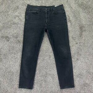 Rag & Bone Fit 2 Slim Black Stretch Denim Jeans Mens 38x32 Casual Work Office